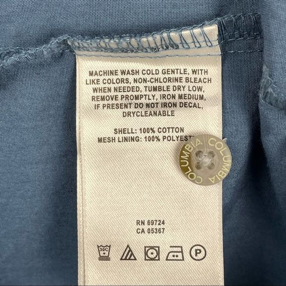 Columbia PFG Fishing Button Front Shirt - Men’s 4XT - Picture 8 of 9
